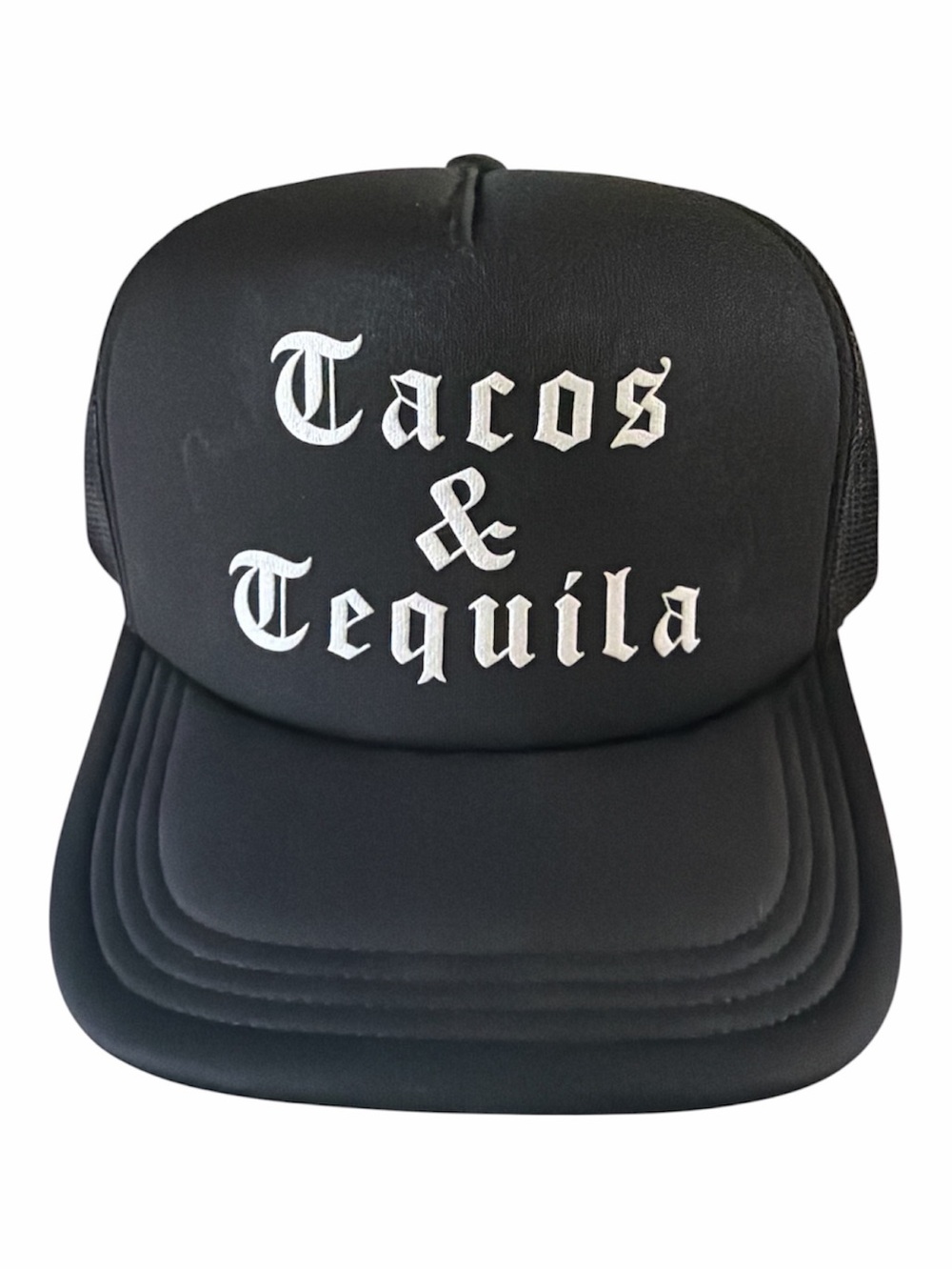 Tacos & Tequila Black Trucker Hat